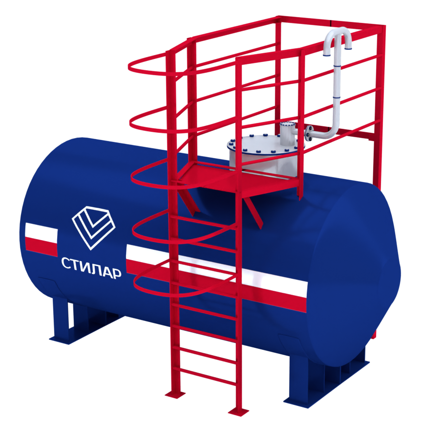 Горизонтальный резервуар РГСН для пожарного резервуара 40 м³ от завода-производителя